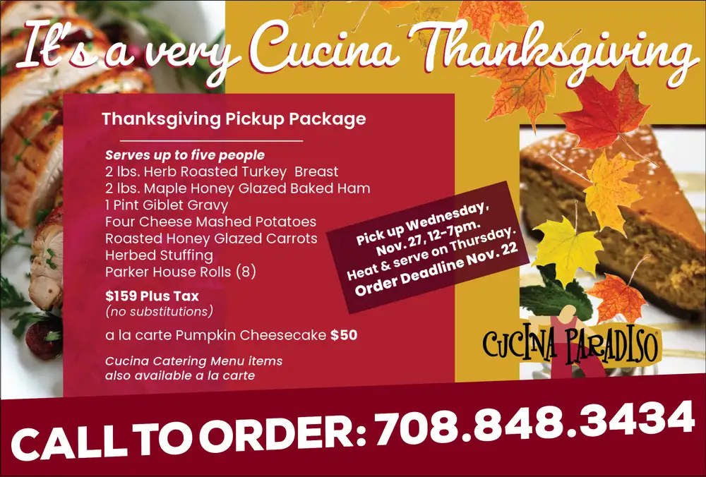 Order Your Cucina Tnaksgiving - Click to Call
